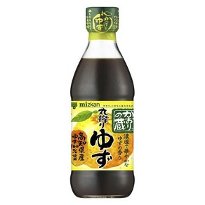 미즈칸 카오리노쿠라 마루시보리 유자 폰즈, 360ml, 3개