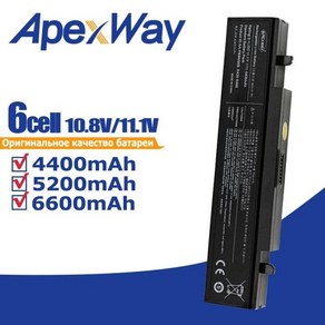 Apexway AA-PB9NC6B AA-PB9NS6B 노트북 배터리 삼성에 적합한 R580 R540 R519 R525 R430 R530 RV511 RV411