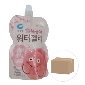 [얌얌마켓] 청정원 워터젤리 복숭아 100g 1BOX, 32개