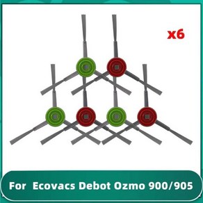 에코백스 데봇 오즈모 900 DN55 롤러 메인 사이드 브러시 헤파 필터 천 진공 청소기 액세서리 교체, 02 Set B, 1개