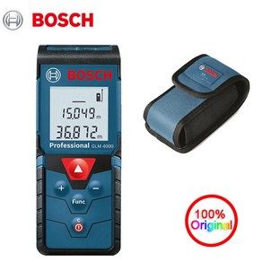 계량기 적외선 측정실 전자 GLM4000 전문 거리 휴대용 눈금자 눈금자 측정기 BOSCH 레이저, 1개