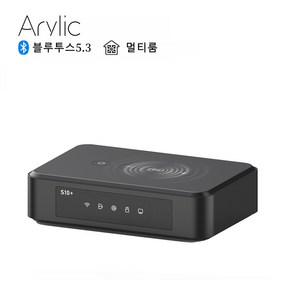 Aylic S10+ 무선 오디오 수신기 aiplay wifi 오디오 전송은 스포티피 티달 (spotify tidal)과 같은 인터넷 스트리트를 지원한다, 1) black, Black