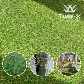 국산 터프김 조경용 인조잔디 매트 20mm 가로폭 1M x 세로 1M 1개 베란다 테라스 정원 마당 롤매트 잔디카페트