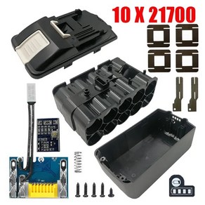 BL1830 21700 리튬 이온 배터리 케이스 PCB 충전 보호 회로 기판 쉘 박스 BL1860 MAKITA 18V 30Ah 90Ah 하우징 용, 1개