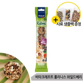 비타크래프트 롤리니스 와일드베리 토끼 햄스터 간식, 40g, 1개