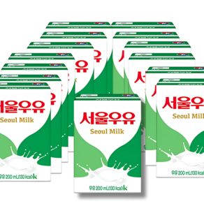 서울 멸균우유 200ml x 24개 1박스