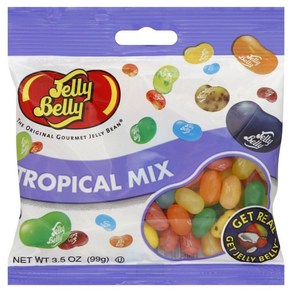 Jelly Belly 66115 3.5 Oz. Jelly Belly Tropical Mix 1 Bag Cas 젤리 벨리 66115 3.5온스. 젤리벨리 트로피컬 믹스 1 가방 케이