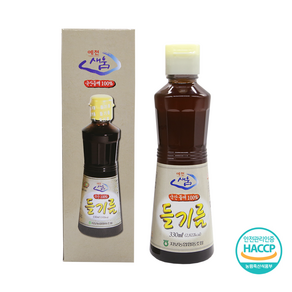 지보농협 예천 들기름, 330ml, 1개