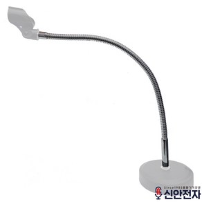 국산 60cm 실버 마이크 자바라 스탠드 거치대 은색, 1개