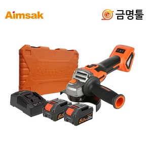 아임삭 BL22G905 충전그라인더 24V 5.0AH BL모터 BL22G906 후속 6단 속도조절 무선 그라인다, 1개