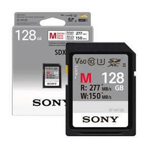 소니코리아정품 SF-M 시리즈 SDXC V60 UHS-II U3 메모리카드, 128GB, 1개