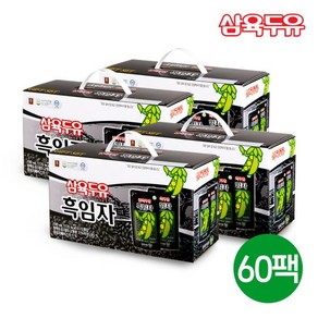 eTV [삼육두유] 흑임자 두유 파우치 190ml 60팩, 60개