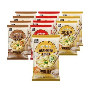 [랭킹닭컴] 잇메이트 닭가슴살 교자만두 혼합 168g, 12개