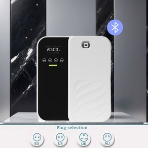 아로마 디퓨저 1000m ³ 전기 향기 기계 냄새 향수 에센셜 오일 공기 청정기 500ML 용량 물이없는 디퓨저, 유럽 연합, 화이트 블루투스, 1개
