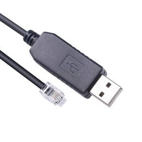 Celeston NexSta 콘솔 업그레이드 케이블 PL2303 USB RJ9 RJ10 RS232 직렬, 1개