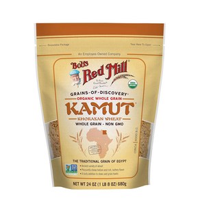 카무트 밀알 통곡물 Bobs Red Mill Oganic Kamut 680g 1팩, 1개