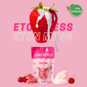 [스웨디시 젤리] CandyKittens 캔디키튼스 비건 젤리 이튼 메스 140g