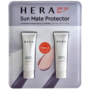 헤라 선 메이트 프로텍터 선크림 SPF50+ PA+++, 50ml, 2개