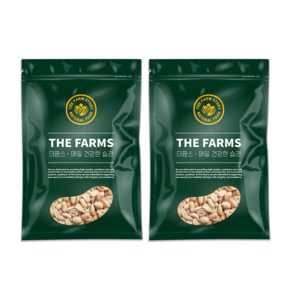 더팜스 튀김땅콩 1kg+1kg, 2개, 1kg