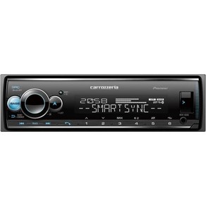 Pioneer Audio MVH-6600 1D Mechalless Bluetooth USB iPod iPhone AUX DSP Carrozzeria