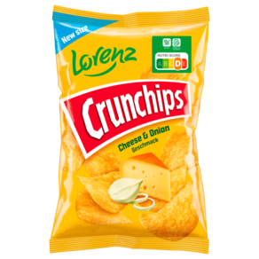 로렌즈 Loenz 크런칩스 치즈 앤 어니언 감자칩, 1개, 150g