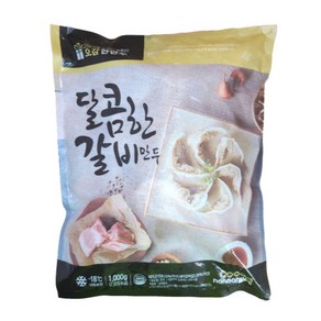 푸드라인_ 달콤한 갈비만두, 1kg, 3개