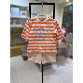 [압소바][해피랜드] 2025년 여름신상 /에어컨 빵빵한 실내에서 입기 좋은 7부 상하복 /부드럽고 신축성 좋은 원단 /등원룩 문센룩 추천*타미S/T 7부상하*