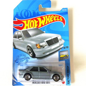 핫휠 HOT WHEELS 벤츠 500E 미니카 스포츠카 모형, 실버, 1개