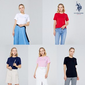 [U.S. POLO ASSN.] USPA 여성 PIMA코튼 라운드티셔츠