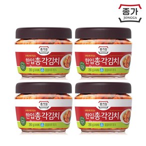 (m)[종가] 한입 총각김치290g(PET)*4ea, 4개, 290g