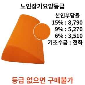 자세변환용구 등쿠션 욕창방지쿠션 SW-J4, 장기요양 본인부담금 9%, 1개