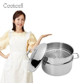 전인화의 쿡셀 통3중 9L 특대곰솥+찜기, 단품, 1개