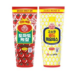 [오뚜기] 토마토 케찹 500g+골드 마요네스 500g