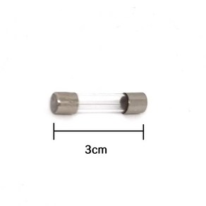 15A 유리관휴즈(중) 3cm 30mm 퓨즈 FUSE 10개세트, 10개