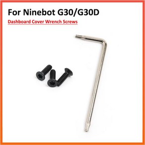 전동킥보드부품 G30 대시 보드 커버 렌치 나사 키트 Ninebot Max G30D 전기 스쿠터 회로 기판 계측기 디스플레이 패널 부품, [01] 전동킥보드부품 Only Scew wh, 1개