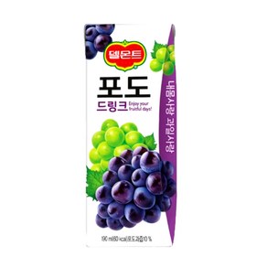 델몬트 포도드링크190ml 32팩, 190ml, 32개