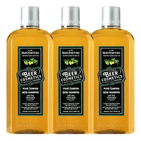 마뉴팍투라 맥주 샴푸 300ml 3개 MANUFAKTURA 체코 맥주 샴푸
