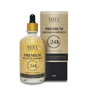 미엘 프리미엄 24K 골드앰플 100ml, 1개