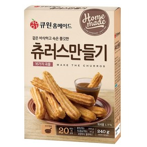 큐원 츄러스만들기 믹스 240g 프라이팬용, 1개