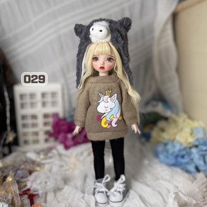 구체관절인형 30cm 메이크업 풀세트 1/6 USD BJD 구관 의상 30종, 1세트