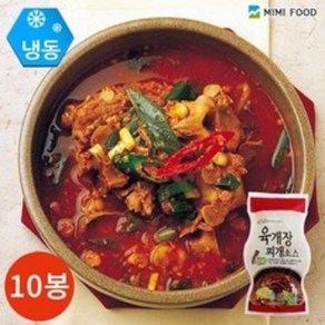 기타 미미 육개장찌개 소스 230g x 10봉, 1개