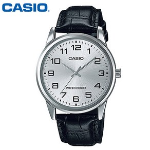 CASIO 카시오 남성 MTP-V001L-7B 가죽밴드 손목시계