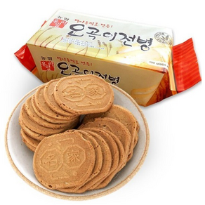 우리밀 오곡이 전병 150g 10개 발아통밀 5곡으로 만든 고소바삭한 어린이 어른 과자