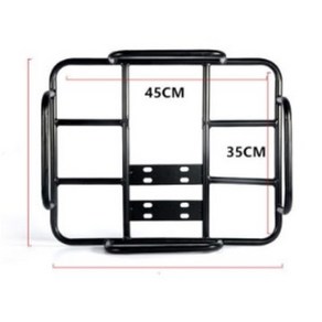 킴스트 다이스 호환 17cm 짐받이 브라켓 배달랙 철제 알루미늄 브라켓, 45x35배달랙(짐받이별도), 500개