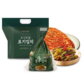 피코크 조선호텔 포기김치 4kg + 열무김치 1.5kg