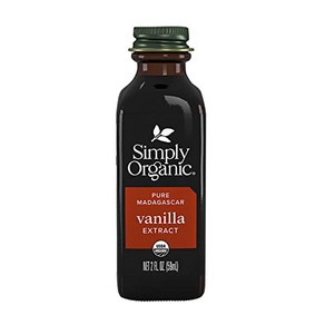 Simply Organic Vanilla Extract Certified Organic | 2 oz Simply Organic 바닐라 추출물 유기농 인증 | 2온스