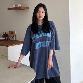 [6XL] 이불사이즈/피그먼트 CAM 박스티 3colo