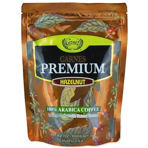 Canes Pemium Instant Coffee 100% Aabica Coffee (Haze 카르네스 프리미엄 인스턴트 커피 100% 아라비카 커피 (헤이즐넛 7oz_1팩, Hazelnut, 1개, 198g