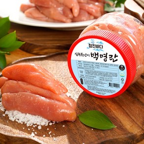 참진바다 실속못난이 백명란 500g x 3통, 3개