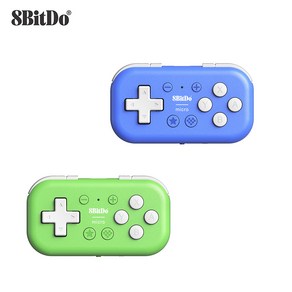 8BitDo Mico 마이크로 블루투스 미니 게임패드 다기능 컨트롤러, 1개, 3.Blue